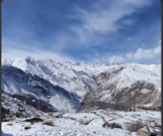 Spiti valley snow